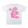 Designermodekläder T-shirts T-shirts High Street Trend Hellstar Paradise Girl Ren bomullstryckt kortärmad T-shirt för män och kvinnor Rock Hiphop
