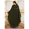 Vêtements ethniques Ramadan moyen-orient vêtements femmes robe à manches chauve-souris diamants robe lâche Abaya caftan musulman islamique femme Vestidos