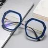 Güneş gözlüğü retro klasik kare okuma gözlükleri erkekler için lüks tasarımcı optik açık lens gözlükler anti mavi ışık