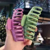 Hair Accessories Solid Colors Grils Large Shower Clip Fashion Childrens Gril Claws Hairpin Christmas Headdress Korean Plastic Access Dhiof