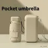 مظلات الجيب المدمجة المظلات المظلات للنساء للنساء قابلة للطي الحماية من أشعة الشمس والأمطار المظلات حقيبة بطاقة صغيرة