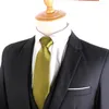 Muszki Solidny Krawat Ślubny Dla Mężczyzn Kobiety Wąska Szyja Party Business Casual Fashion Krawaty Klasyczne Garnitury Prezent