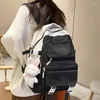 School Bags Trendy Girl Book Laptop Backpack Teenager Women Cute Bag Lady Nylon Kawaii College Female Travel