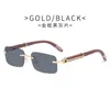 أزياء Carti Top Sunglasses 2023 New Wooden Bow Men and Women Passion Glasses With Original Box