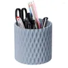 Bouteilles de stockage porte-crayons pour bureau 360 rotatif 5 grille stylo organisateur pivotant 360 degrés multifonctionnel