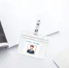 Övriga kontorsmaterial 20 st Vattentät Transparent PVC Klar korthållare Fodral med metallklämma Plast ID-skydd Skydda kreditkort Bank 230705