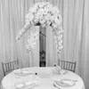 favor de la boda puesto de flores para la carretera principal / pasarela para la decoración de la boda centros de mesa Arreglo floral Centro de mesa Arco de metal Soporte de flores Carretera Plomo