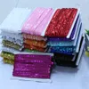 25 Meters Sequin Paillette African Lace Material Ribbon Trim Sew Dress Clothes Curtain Accessories Diy Gold Silver 1 2CM238J