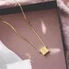 Collane con ciondolo Collana con caratteri cinesi Acciaio inossidabile per donna Gioielli eleganti minimalisti Non appannamento impermeabile