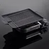 BBQ Grills Koreanische Grillpfanne, antihaftbeschichtet, tragbar, Holzkohleplatte, Tablett für Zuhause, Küche, Outdoor, Camping, Picknick, Backgeschirr 230706