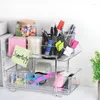 Storage Bags Under The Sink Organizer Double-Tier Pull Out Drawers Clear Organization And Box With Dividers For