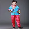 Kid boy Abbigliamento tradizionale coreano Hanbok maschile hanfu Abbigliamento Festa di festa di Hanfu Costume da ballo per bambini201t