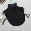 Gravatas borboleta Camisa Feminina Suporte Gola Falsa Moda Vintage Destacável Colar Removível Blusa Tops Gravata Falsa Acessórios