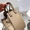 Toth Bucket Bag Designer Brand Bag Crossbody Bag Hammock Läder Luxury Handväska Fashion Axel Högkvalitativ väska Kvinnor Fancy Purse Purse