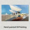 Seascape Canvas Art Argreglando Las Redes Hoaquin Sorolla y Bastida Painting Paint