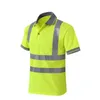 Other Quick Dry Safety Clothing Night Work T-shirt Reflective Tops Workwear Dry Fit T Shirt Vest Breathable Work Safety Clothes 230706