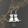 Dangle Earrings Pit Bull For Women Brincos Boho Cute Dog Drop Earring Fashion Jewelry Pet Love Gifts Bijoux Pendientes Mujer