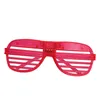 Mode Volets Forme LED Clignotant Lunettes Light Up enfants Jouets Fête De Noël Fournitures Décoration Glowing Lunettes