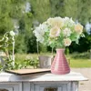 Декоративные цветы пионы искусственная розовая моделирование цветов свадебные букеты