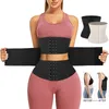 Women's Shapers Women Waist Support Trainer Shaper Bandage Wrap Cinchers Lower Belly Fat Hourglass Belly Band Weight Loss Sweat Slimming Girdle 230705