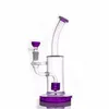 Pipe da fumo Heady Thick Female Glass Bong Fab Egg Pipa ad acqua Narghilè Viola Blu Verde Mobius Matrix 23Cm Tall Recycler Dab Rig Wi Dh2Rw