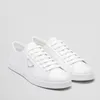 Prax lågtoppade fritidsskor män sneakers Perforering Emaljerad metall Sneakers Män Borstad läder Sportsko Casual Walking platt Vit Svart EU38-46 Originalbox