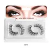 2Pairs 6d Faux Mink Eyelashes Seamless Band False Lashes Wispy Crisscross Style Lash Extensions Soft Reusable Cruelty Free