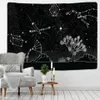 Tapisseries personnalisables lune Constellation tapisserie ciel étoiles univers espace tapisserie tenture murale soleil lune dortoir