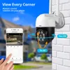 Telecamere IP KERUI Tuya 1080P 3MP Outdoor PTZ IP WIFI Telecamera di sicurezza CCTV 4X Zoom digitale IR Rilevazione umana WIFI Telecamera di sorveglianza CCTV 230706