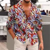 Men's T Shirts Short Sleeve Shirt Floral Button Down Tropical Holiday Beach Summer Outfits Baseball Mom Men