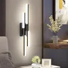 Wall Lamp Modern Simple Luxury LED Living Room Corridor Lamps El Bedroom Bedhead Minimal Long Strip Indoor Lighting