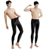 Herren-Badebekleidung Sexy Herren-Badeanzug aus glatter Seide, Leggings, schnell trocknend, langärmelig, Kapuzenpullover, atmungsaktiv, Fitnessanzug 230705