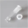 Fajki wysokiej jakości szkło Downstem z 6 nacięciami 18.8Mm do miski 14Mm 3Cm/5Cm/8Cm dyfuzor/reduktor w dół dyfuzor H Dhie3