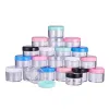 10G 15G 20Gplastic Mini Jars пустые кремовые банки для бутылки для бутылки с защитными контейнерами для макияжа для макияжа бальзам