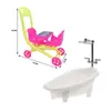 Kawaii 2 Items/Lot Kinderen Speelgoed Miniatuur Poppenhuis Accessoires Snelle Verzending Dingen Troller Voor Barbie Familie DIY Verjaardag gift