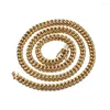 Catene TopBling Acciaio inossidabile Colore oro Rubinetto a catena cubana Bottone Gioielli moda hip-hop per regalo 6MM / 10MM / 12MM / 14MM / 16MM / 18MM