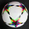 Balles Ballon de football Taille officielle 5 Trois couches résistantes à l'usure en cuir PU souple et durable Jeu d'entraînement de groupe de match d'équipe sans couture 230705