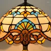 Table Lamps 12 Inches European Retro Baroque Decorative LampTiffany's Stained Glass Bedroom Bedside Lamp Restaurant Bar Creative Light