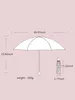 Parapluies rétro parapluie pliant parasol pour les deux pluie Protection solaire Protection UV femme minimaliste abstinence