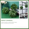 Decorative Flowers Outdoor Artificial Plantss For Ceremony Fake Balls Hanging Decor Green Indoor Simulated Topiary