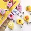 Diğer Ofis Okulu Malzemeleri 10 PCS Creative Cartoon Rozeti Keychain Çocuk Sevimli Kredi Kartı Sahibi Klip Kavuzu Geri Çekilebilir Kimlik Adı Otobüs 230705