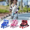 Patines en línea Tamaño ajustable Multi Color Seguro Durable Niños Unisex Triple capa de sellado 230706