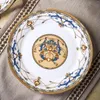 Bols Porcelaine Bol Vaisselle Ensemble De Style Européen Ménage Céramique Bone China 10 Assiettes Assiette Baguettes