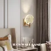 Wall Lamps Bubble Crystal Lamp Luxury Bedroom Sconce Bedside TV Background Living Room Home Decoration Lighting Fixture