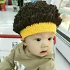 Berets Autumn And Winter Children Wigs Hats Baby Cute Knitting Wool Handmade Cap Warm For Boys Girls In Spring