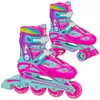 Inline-Rollschuhe Derby Sprinter Mädchen 2in1 Quad und Combo, mehrere Größen, Farben 230706