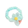 Haarschmuck 2023 Sommer Koreanische Feste Farbe Mesh Organza Gummiband Für Mädchen Kinder Nette Kawaii Tuch Pferdeschwanz Gummi Krawatten