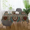 Toalha de Mesa Mandala Mexicana Padrão Talavera Capa de Mesa