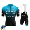 Ensembles Maillot de cyclisme Ensembles HUUB Team Set Hommes Été VTT Vêtements de course à manches courtes Ropa Ciclismo Uniforme de vélo d'équitation en plein air 230706