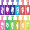 Gel-Nagelgel, 1 Set, Graffiti-Nagelstift für 3D-Nagelkunst, DIY, Metall, glänzender Nagellackstift, wasserdicht, Nagelzeichnung, Malpinsel, Maniküre